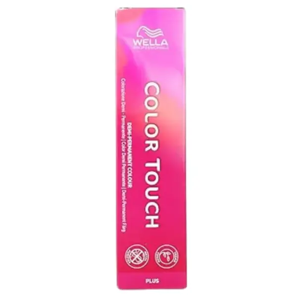 Wella Crema Colorante Color Touch Plus Sin Amoniaco 60ml - 88.07 Rubio Claro Intenso Natural Marrón - Imagen 1